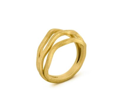 Bague Courbes en Or