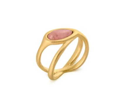 Bague d'or exubérant