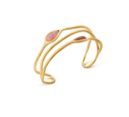 Bracelet doré blush