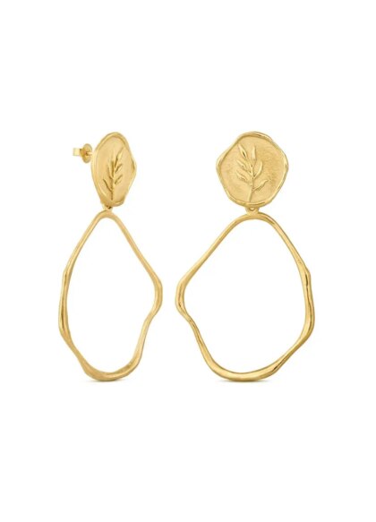 Boucles d'oreilles dorées de Portlligat